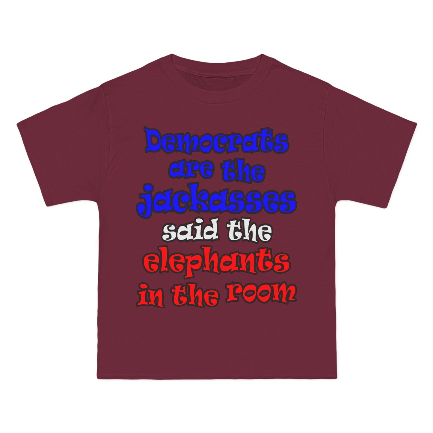 donkeys and elephants - Beefy-T®  Short-Sleeve T-Shirt