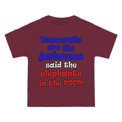 donkeys and elephants - Beefy-T®  Short-Sleeve T-Shirt