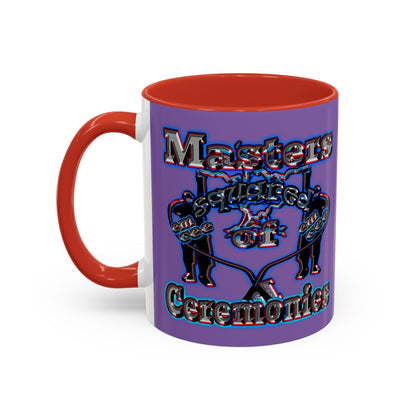 em cee squared - Accent Mug (light purple)