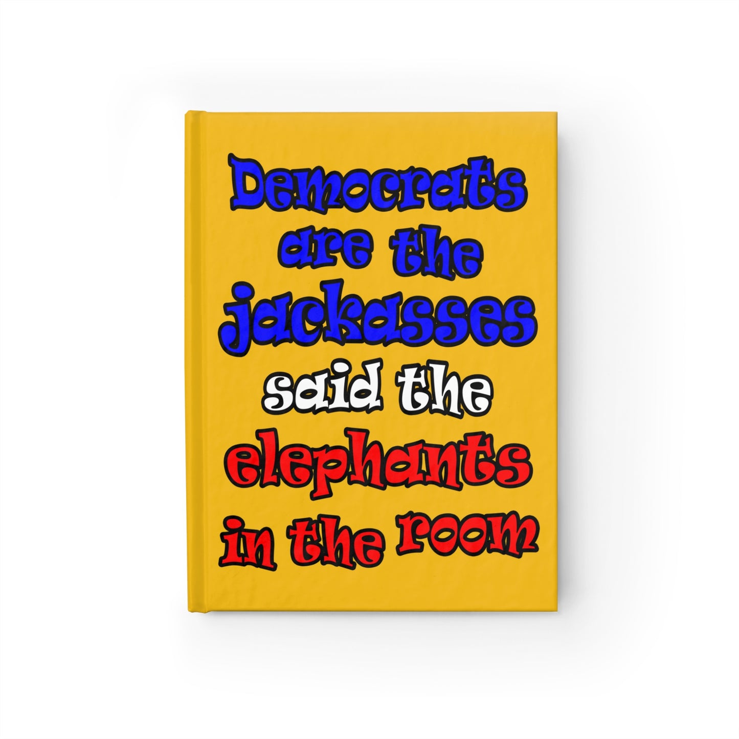 donkeys and elephants - journal-blank (yellow)