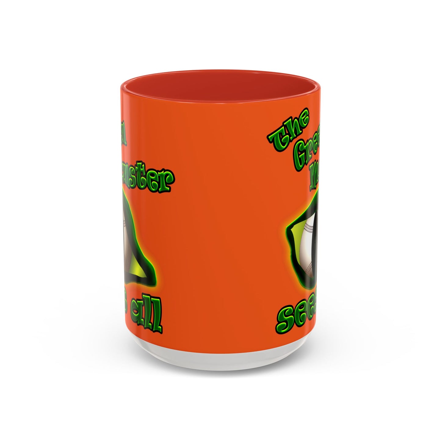 green monster - Accent Mug (orange)