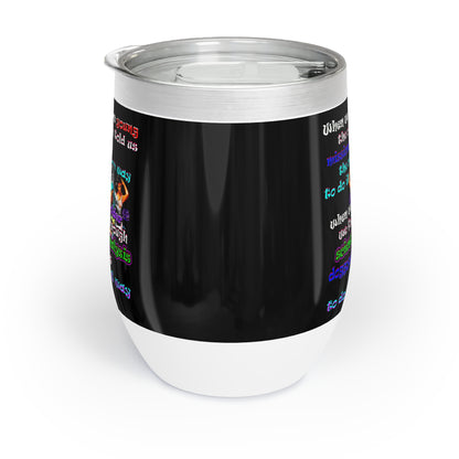 doggystyle - Chill Wine Tumbler (black)