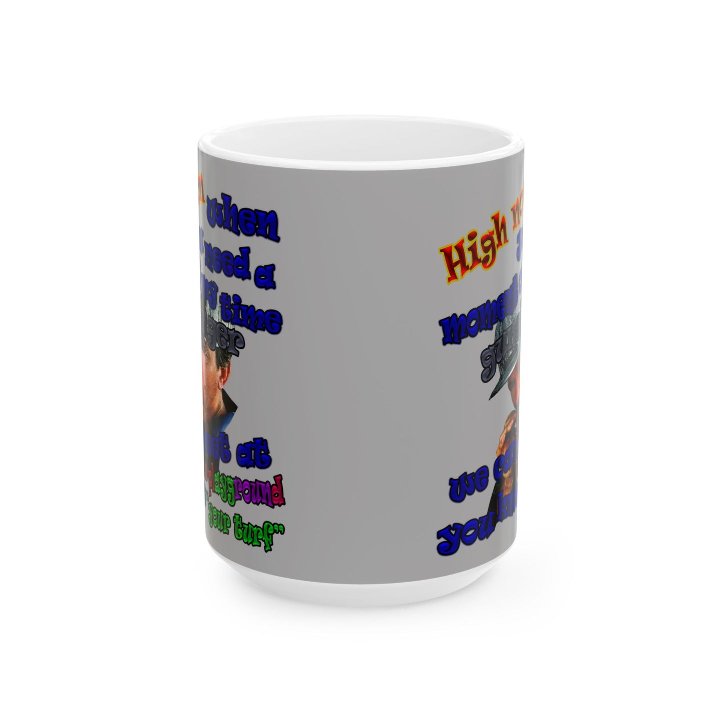 high noon - White Mug (light grey)