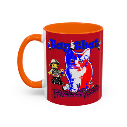 tag that - Accent Mug (dark red)