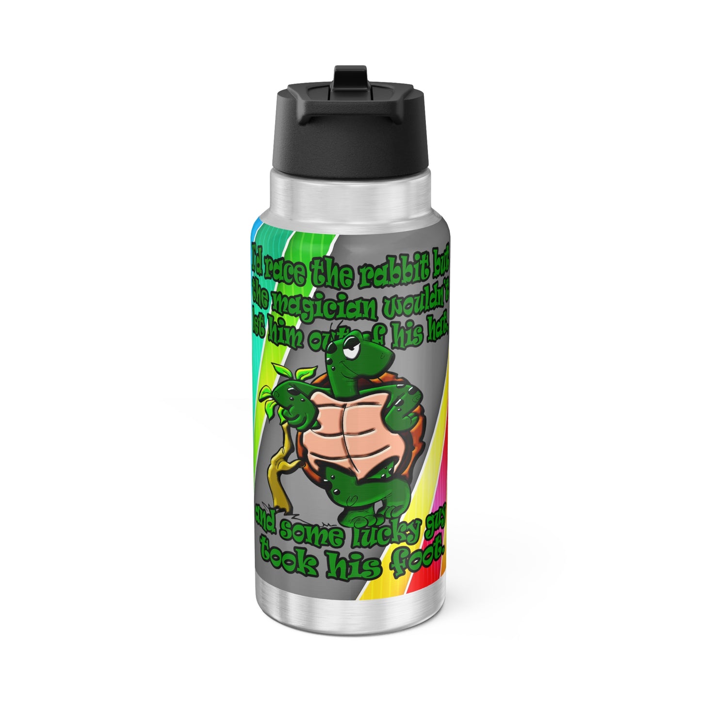 turtle race - Gator Tumbler, 32oz  (rainbow split)