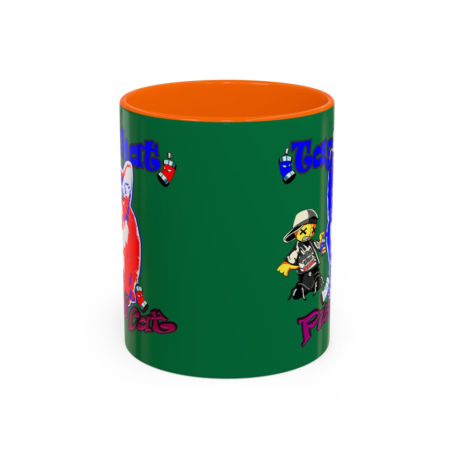 tag that - Accent Mug (dark green)