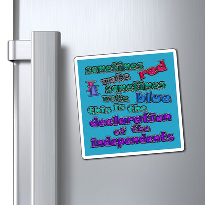 declaration of the independents - Magnets - (turquoise)