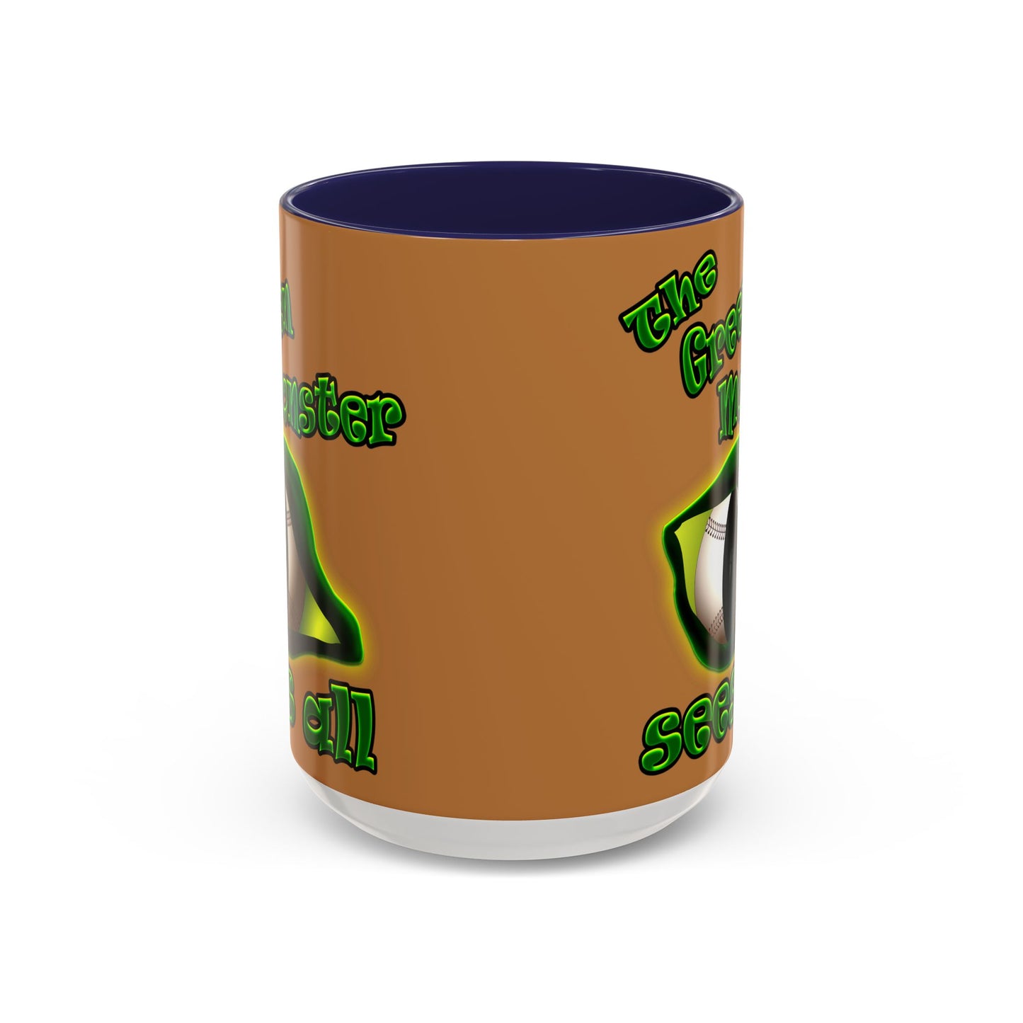 green monster - Accent Mug (light brown)