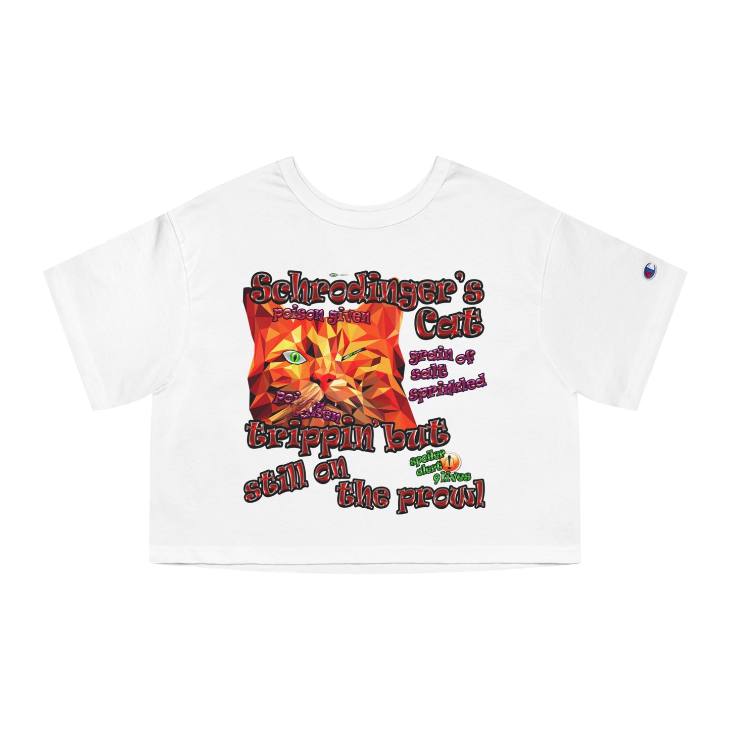 schrodinger's cat - Champion Women's Heritage Cropped T-Shirt