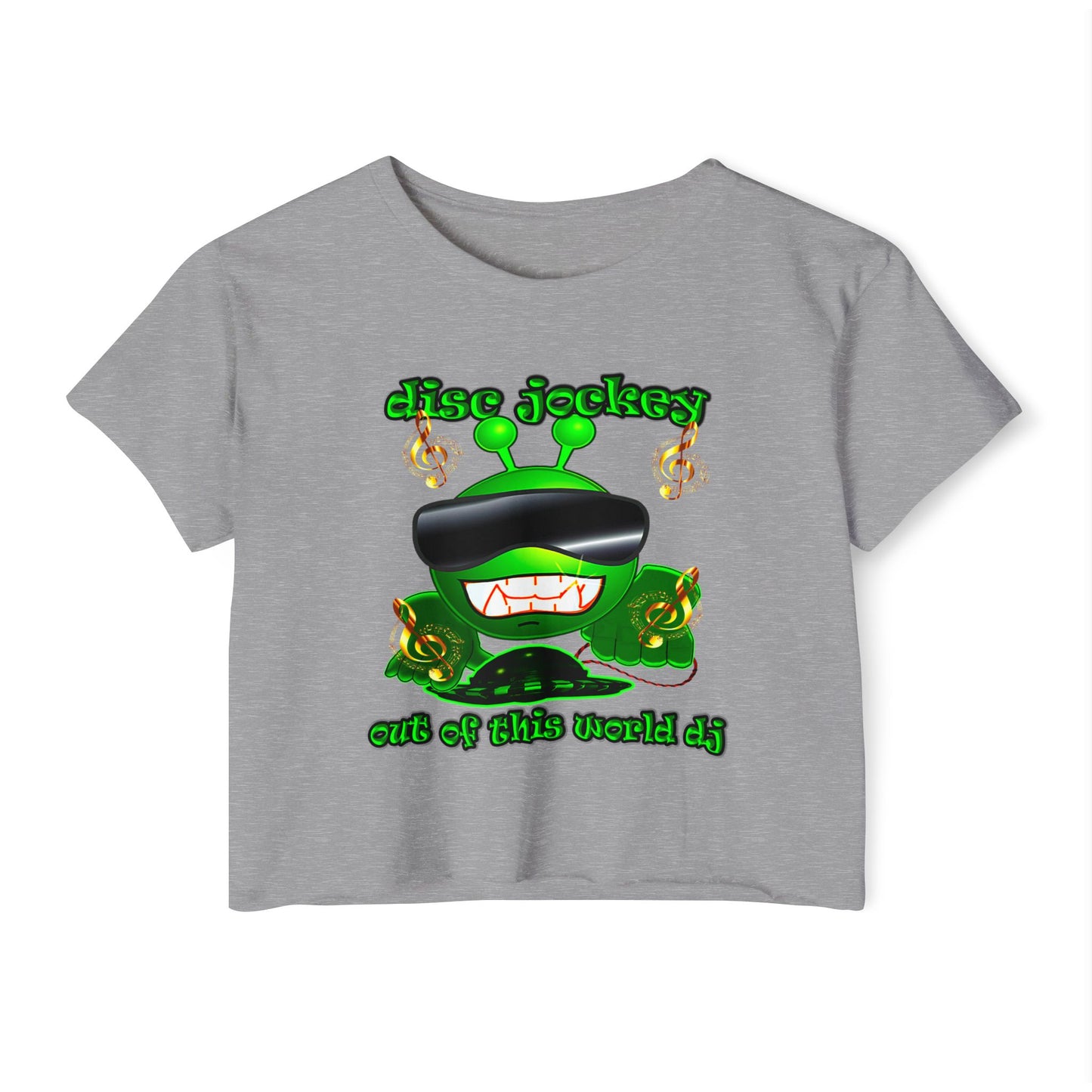 disc jockey - Women's Festival Crop Top