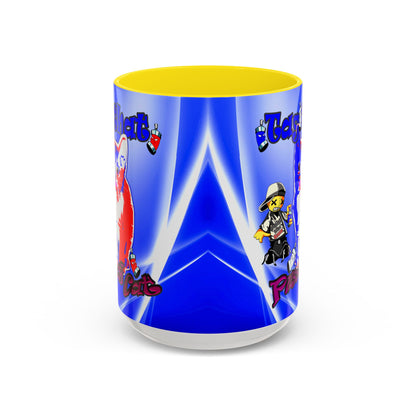 tag that - Accent Mug (blue-white wave)