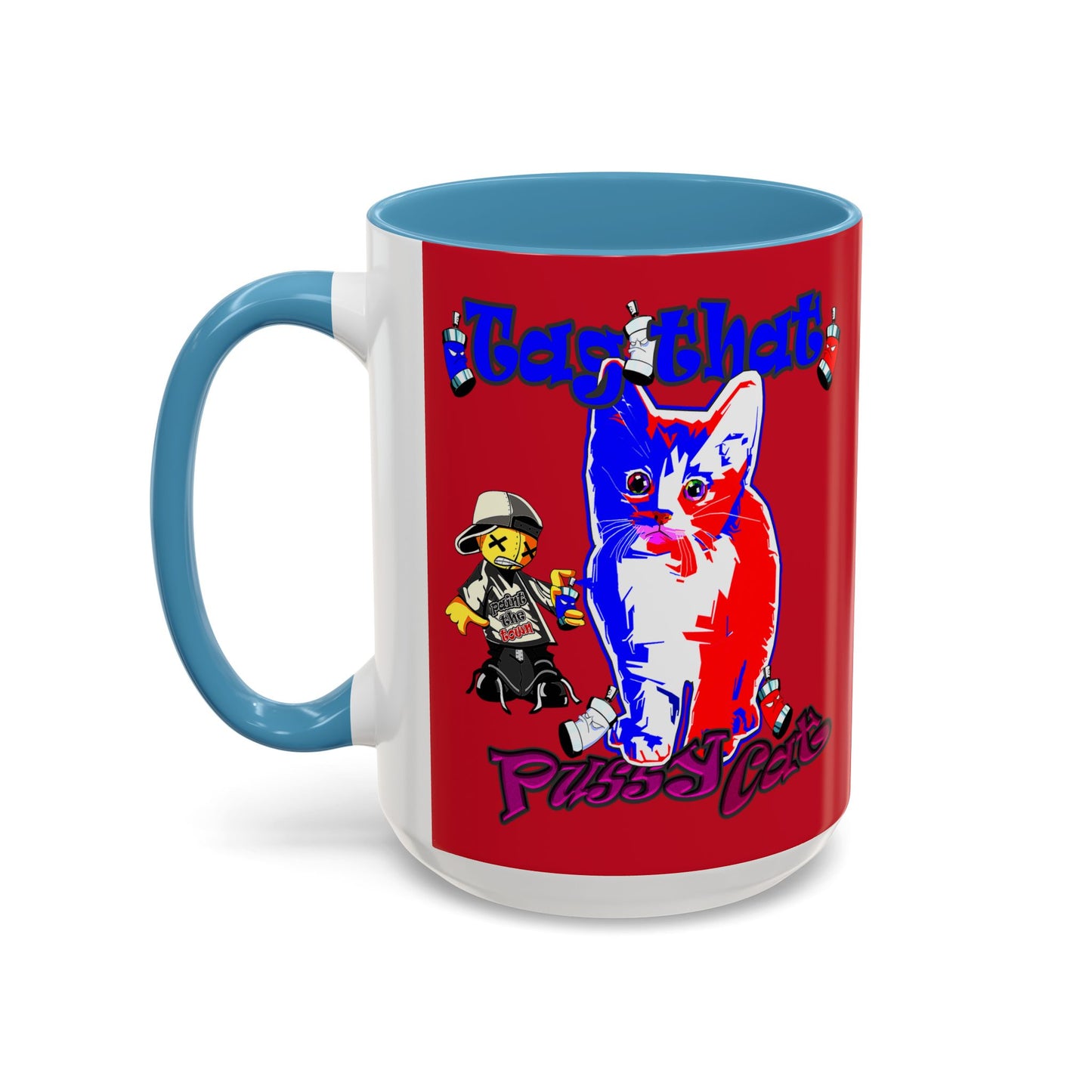 tag that - Accent Mug (dark red)