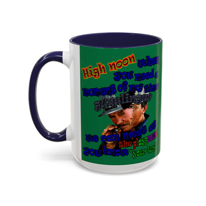 high noon - Accent Mug (dark green)