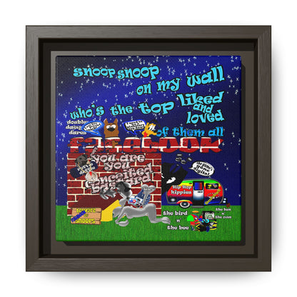 snoops - framed canvas art