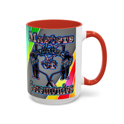 em cee squared - Accent Mug (rainbow split)