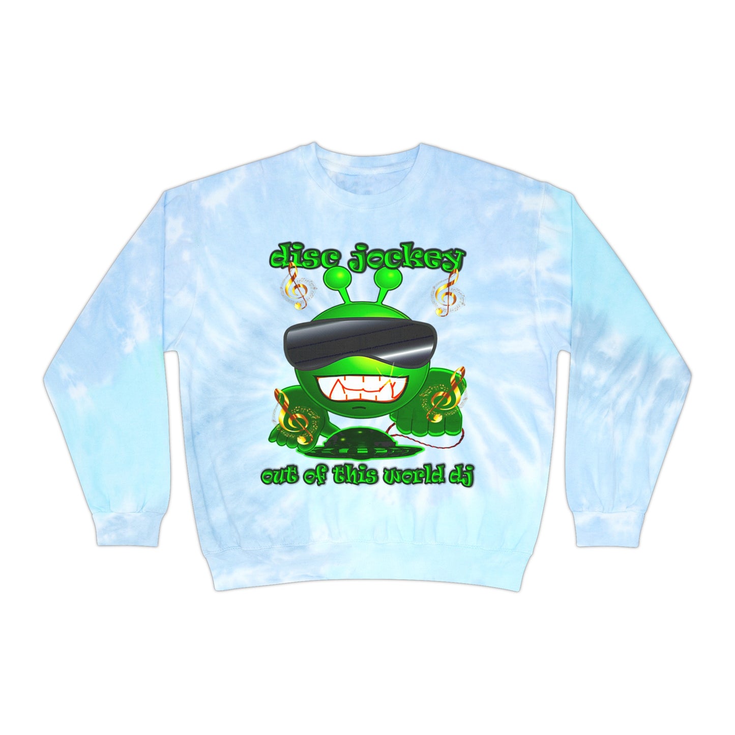 disc jockey - Unisex Tie-Dye Sweatshirt