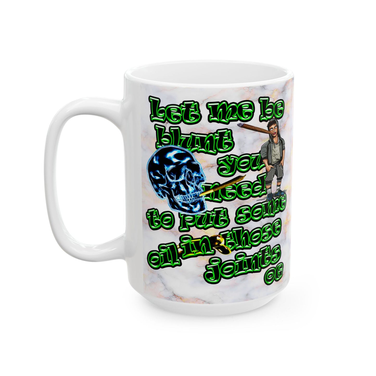 og - White Mug (white marble)