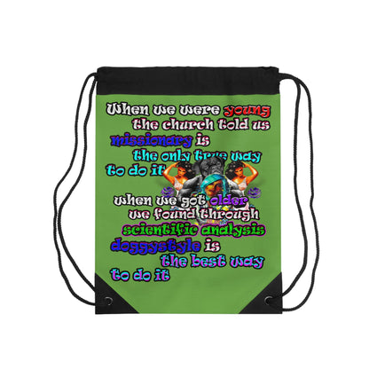 doggystyle - Drawstring Bag (green)