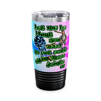 og - Ringneck Tumbler, 20oz (light blue-pink wave)
