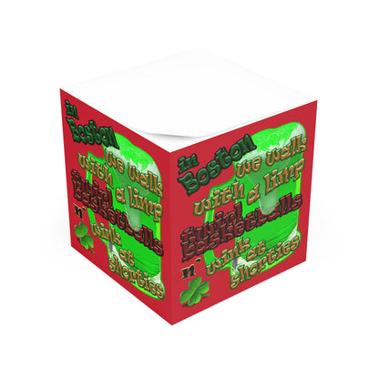celtic's logo - note cube (dark red)
