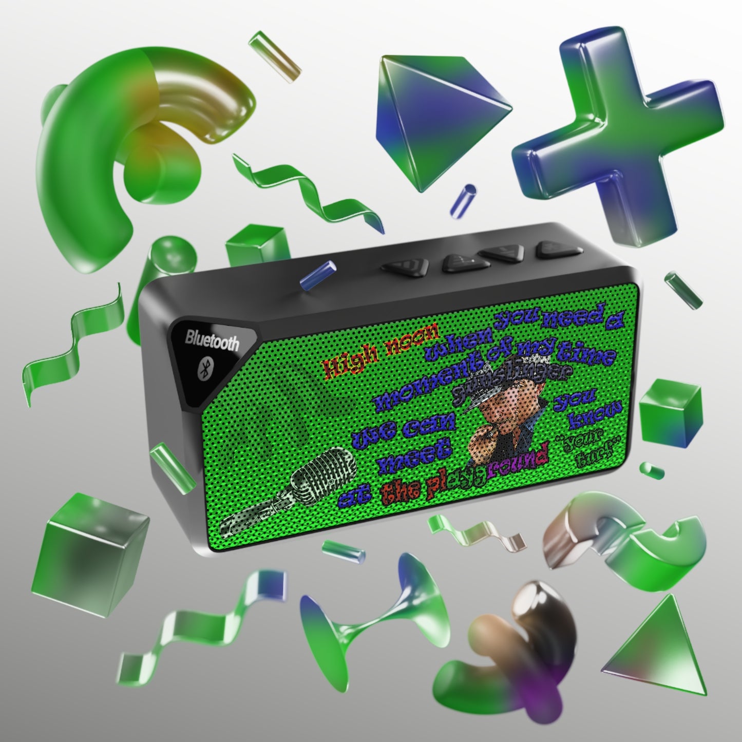 high noon - Jabba Bluetooth Speaker (logo green)