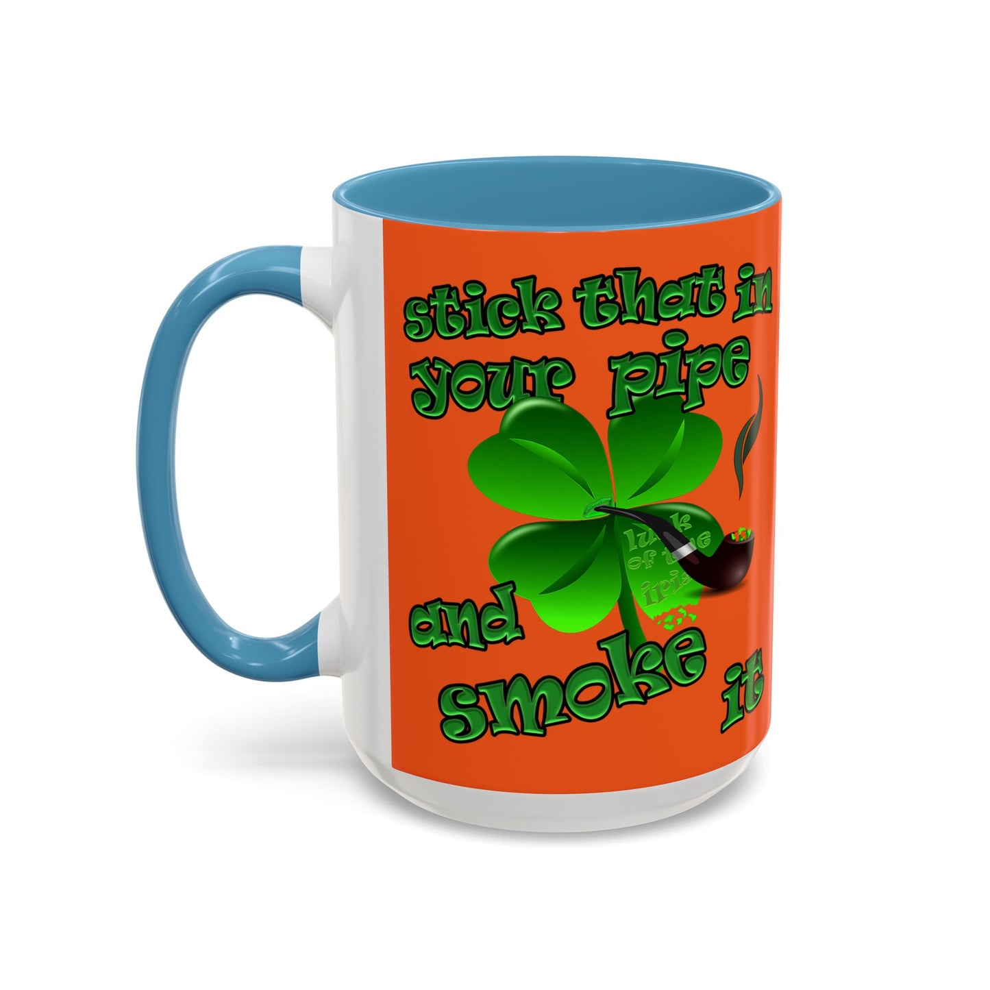 celtics logo - Accent Mug (orange)