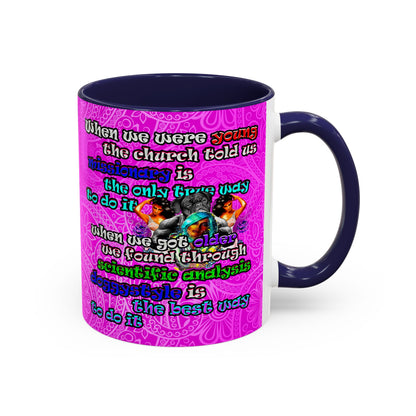 doggystyle - Accent Mug (pink swirl)