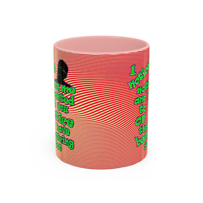 noticed you noticing - Accent Mug (yellow-orange wave)