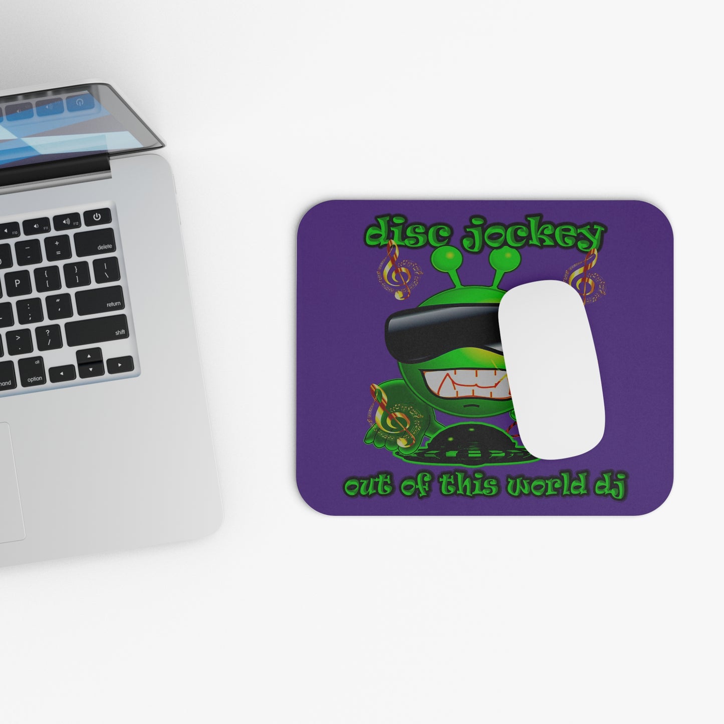 disc jockey - Mouse Pad (Rectangle) (purple)