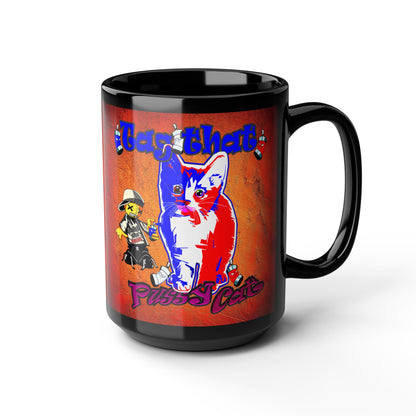 tag that - Black Mug (burnt orange)