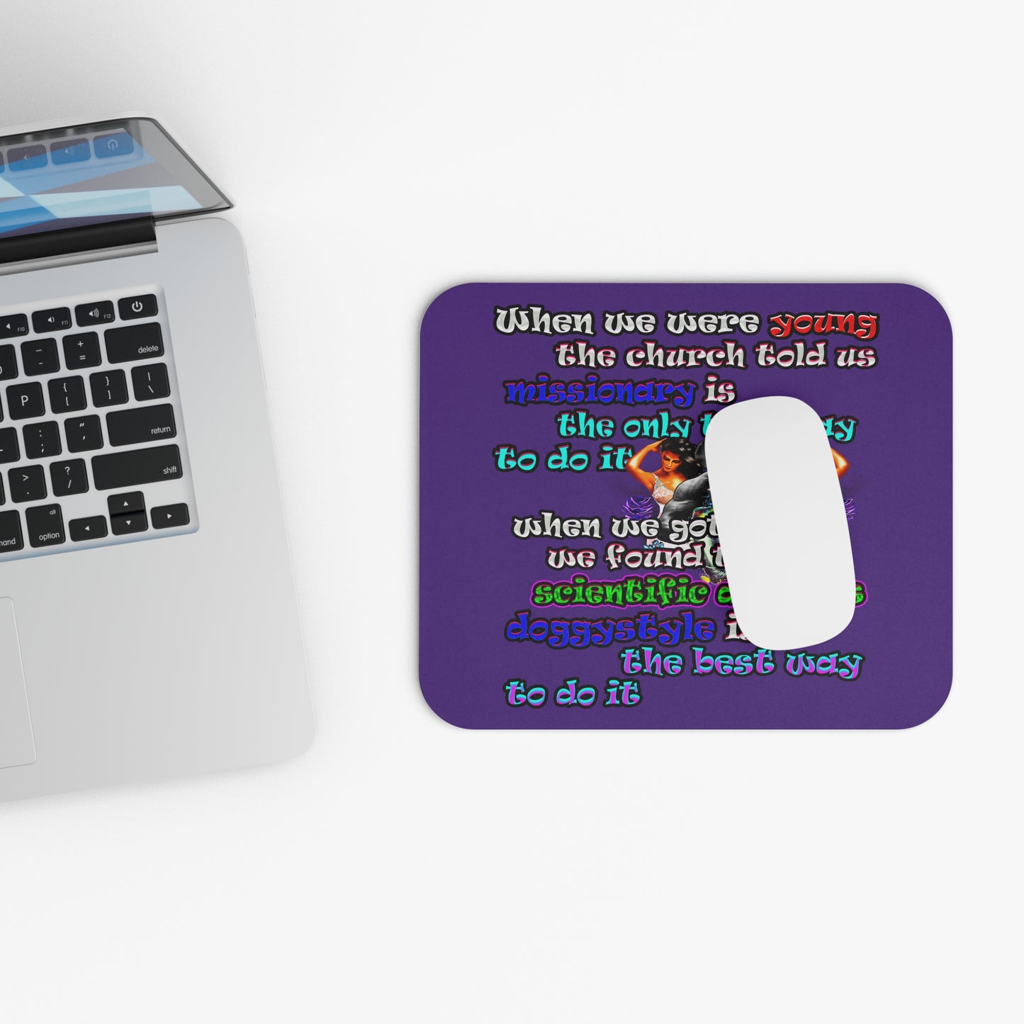 doggystyle - Mouse Pad (Rectangle) (purple)