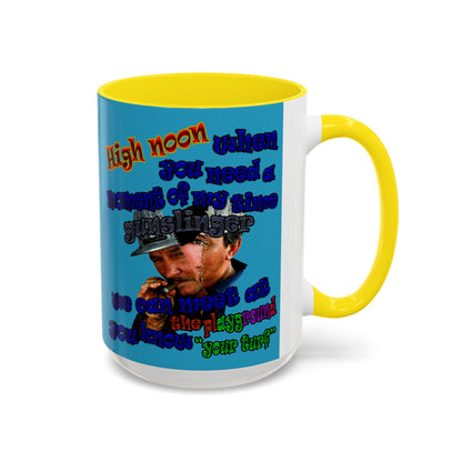 high noon - Accent Mug (turquoise)