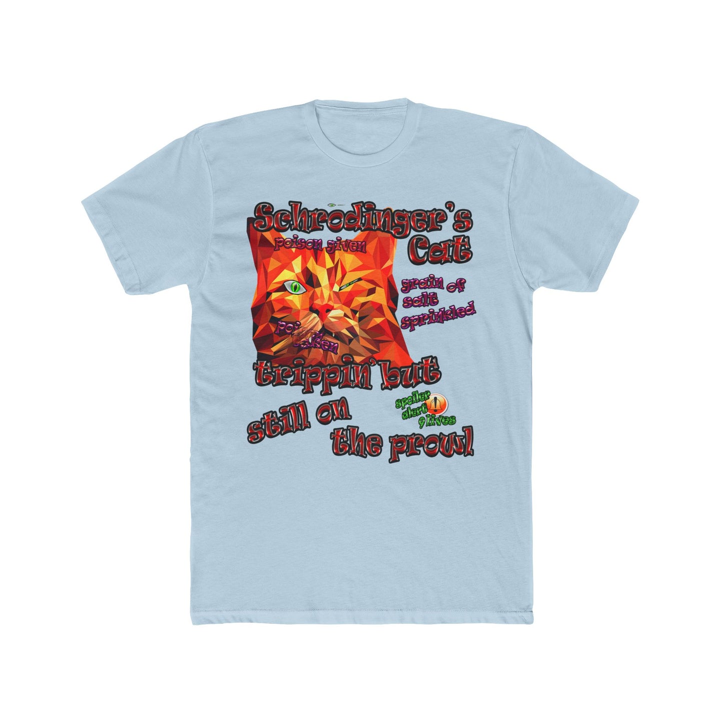 schrodinger's cat - Men's Cotton Crew Tee