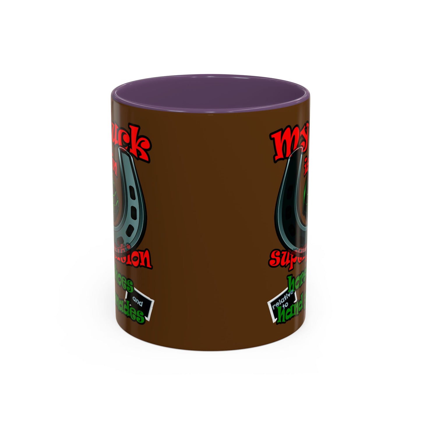 my luck - Accent Mug (brown)