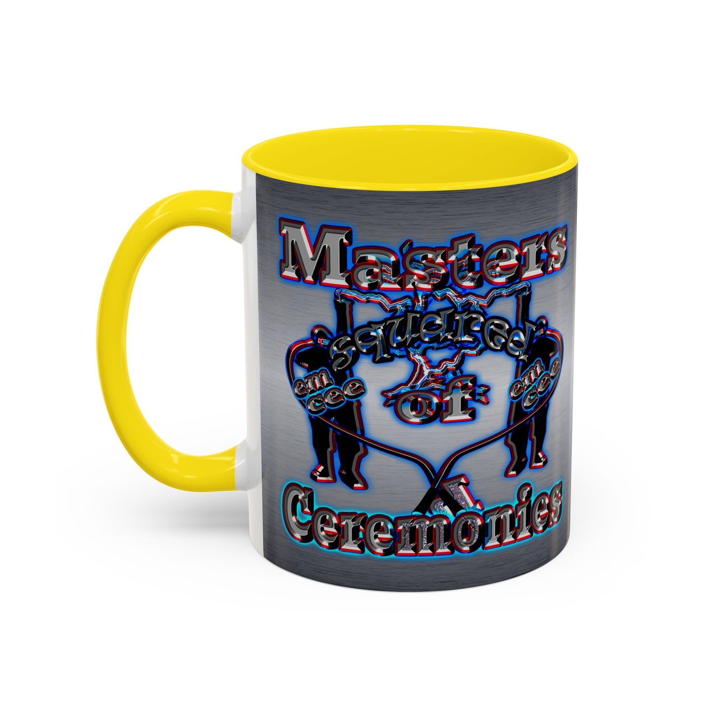 em cee squared - Accent Mug (brushed nickel)