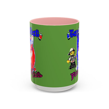 tag that - Accent Mug (green)