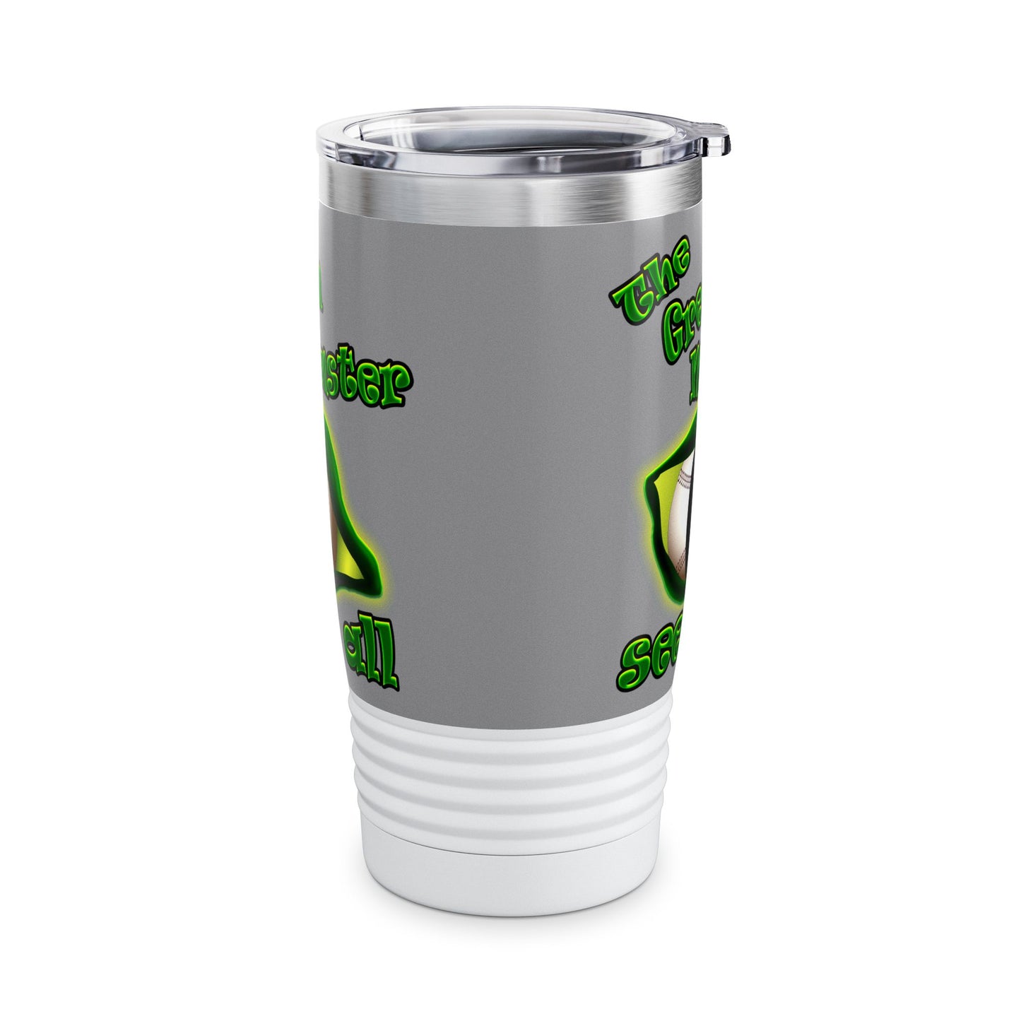 green monster - Ringneck Tumbler, 20oz (grey)