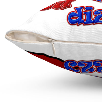 santa's shoes - Spun Polyester Square Pillow - (white)
