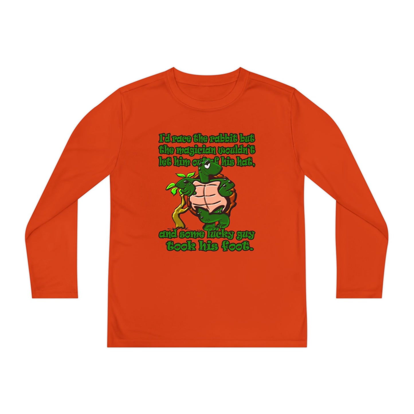 turtle race - Youth Long Sleeve Competitor Tee