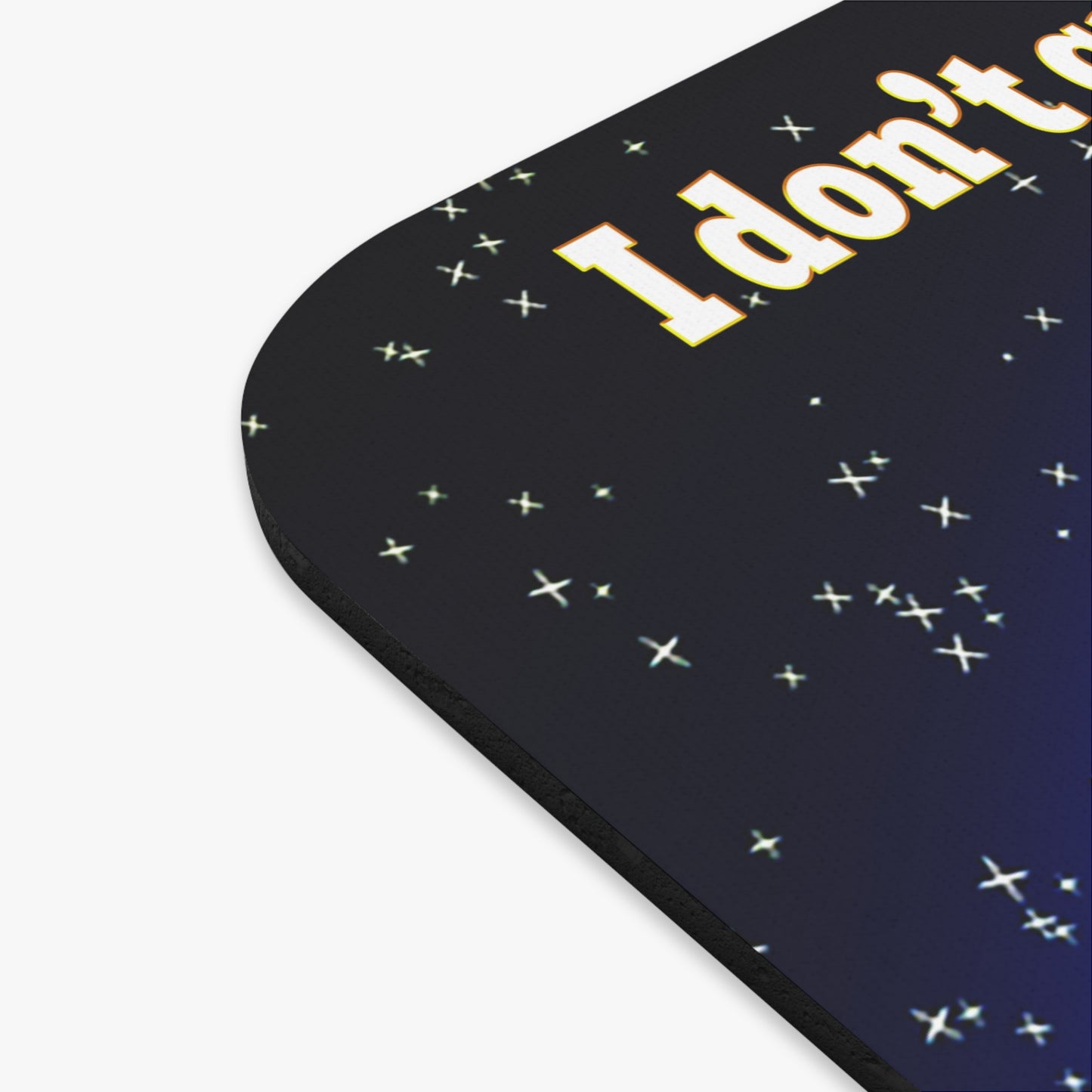 I don't care that your green - Mouse Pad (Rectangle) ('snoops' background)