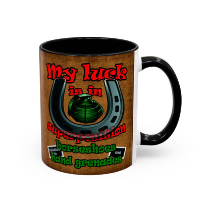 my luck - Accent Mug (brown papyrus)