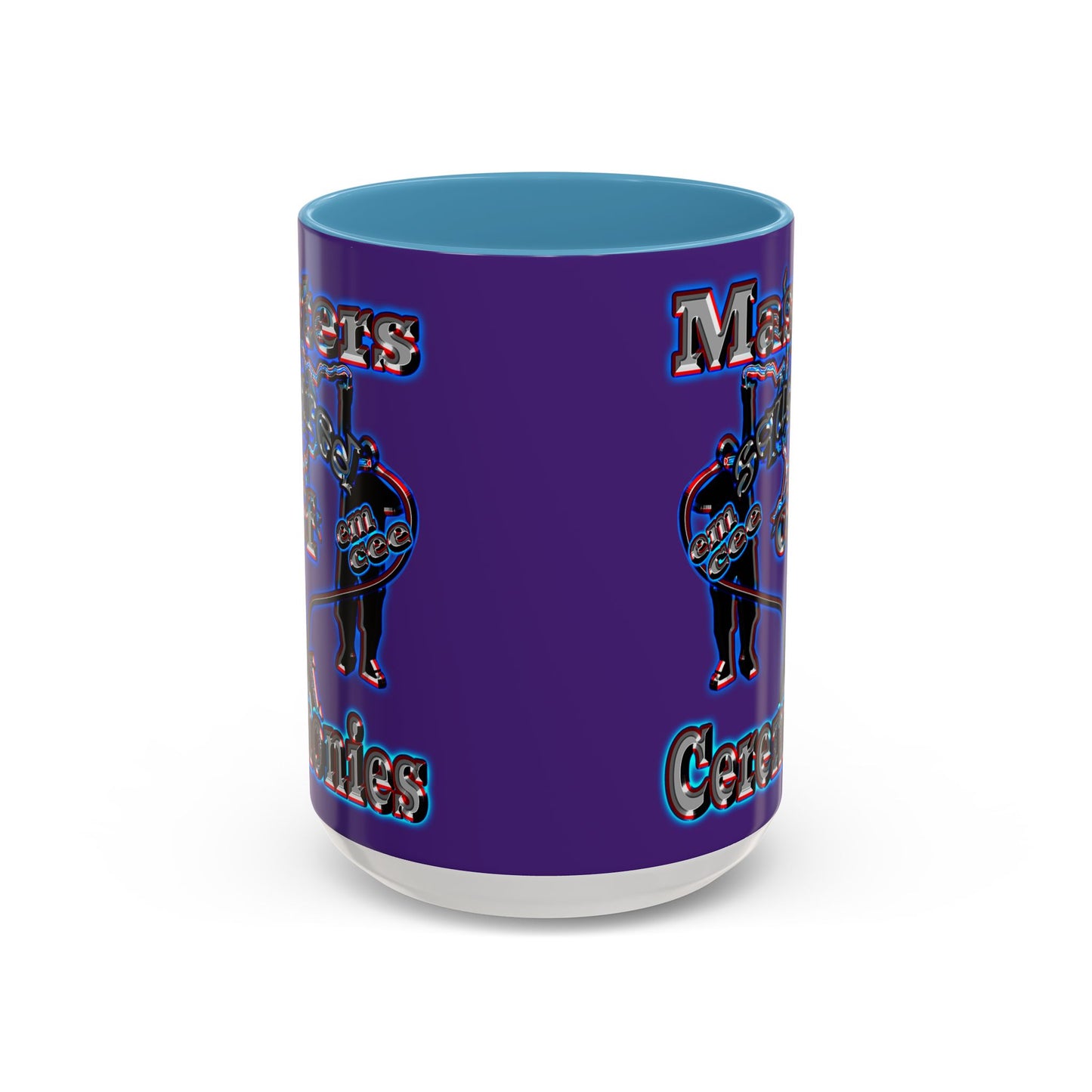 em cee squared - Accent Mug (purple)