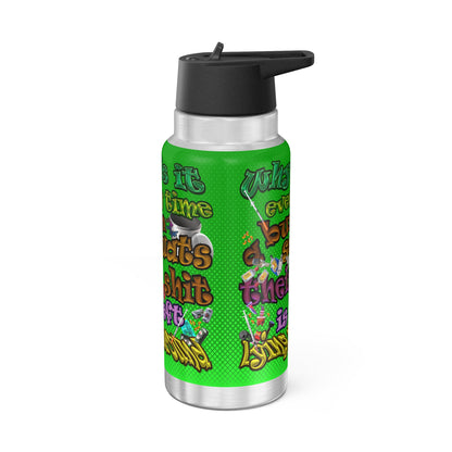 the bum's shit - Gator Tumbler, 32oz (logo green)