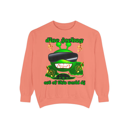 disc jockey - Unisex Garment-Dyed Sweatshirt