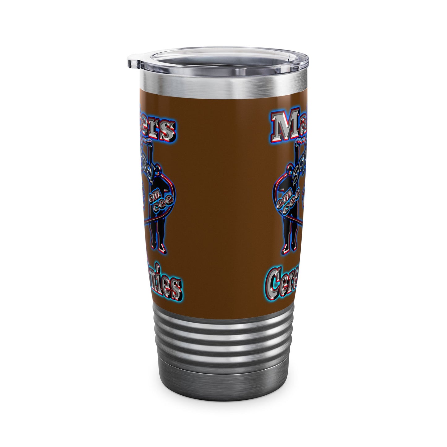 em cee squared - Ringneck Tumbler, 20oz (brown)