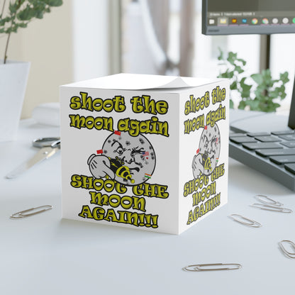 shoot the moon again - note cube (white)