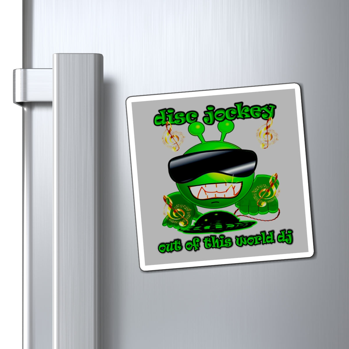 disc jockey - Magnets - (light grey)
