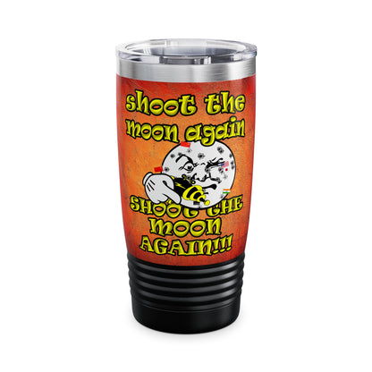 shoot the moon again - Ringneck Tumbler, 20oz (burnt orange)