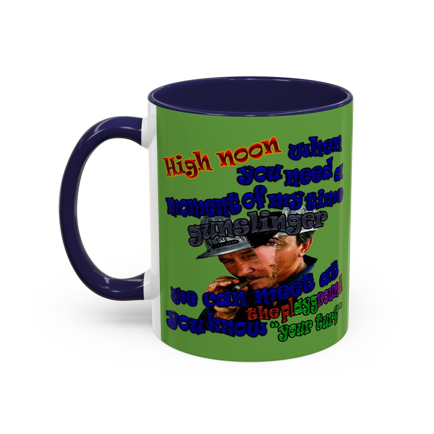 high noon - Accent Mug (green)