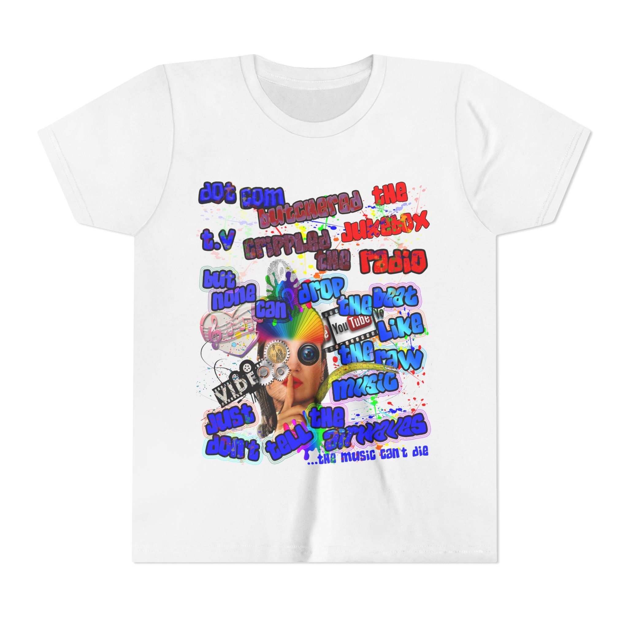 drop the beat - Youth Short Sleeve Tee